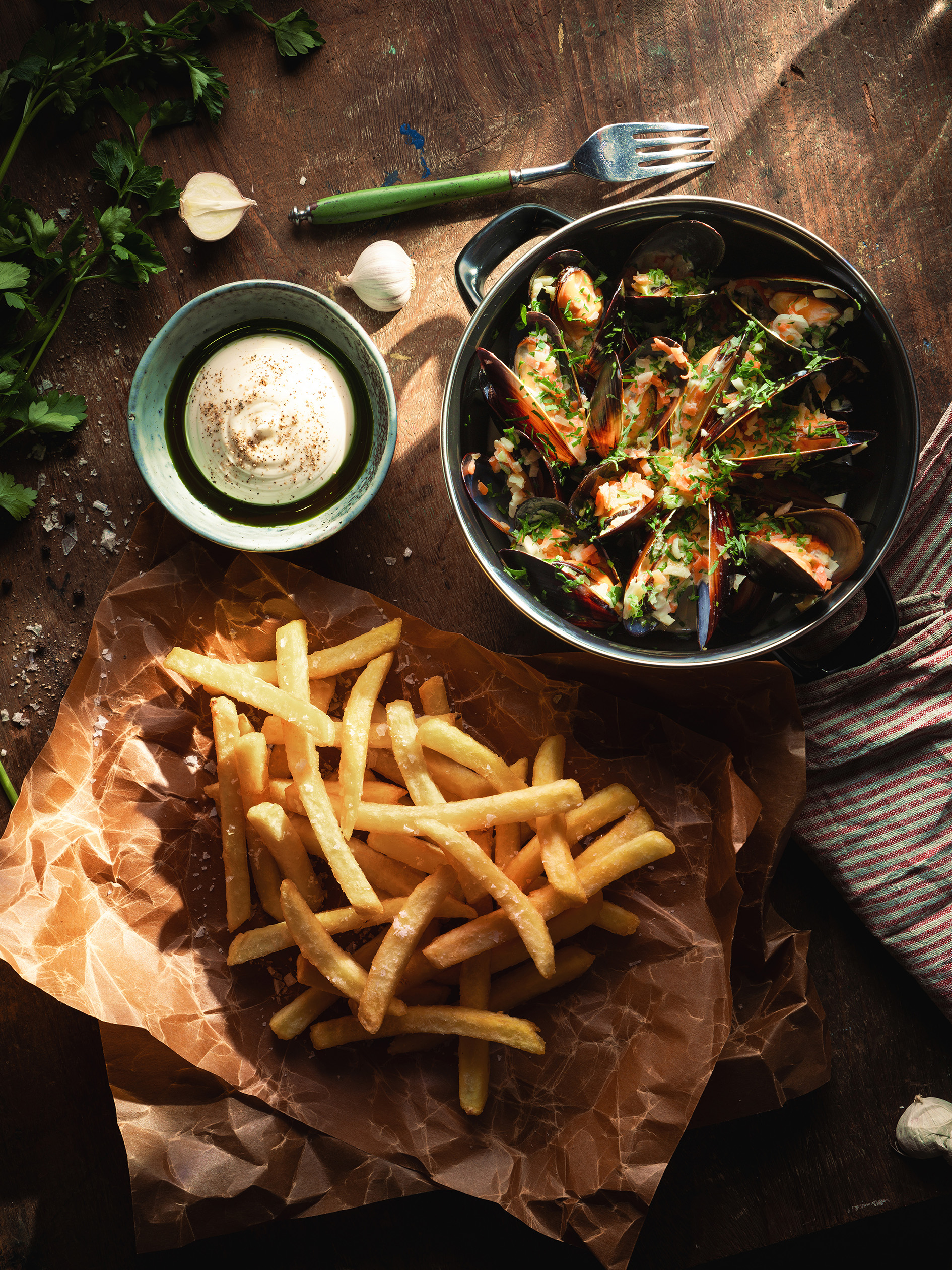 Moules frites a El Feudo